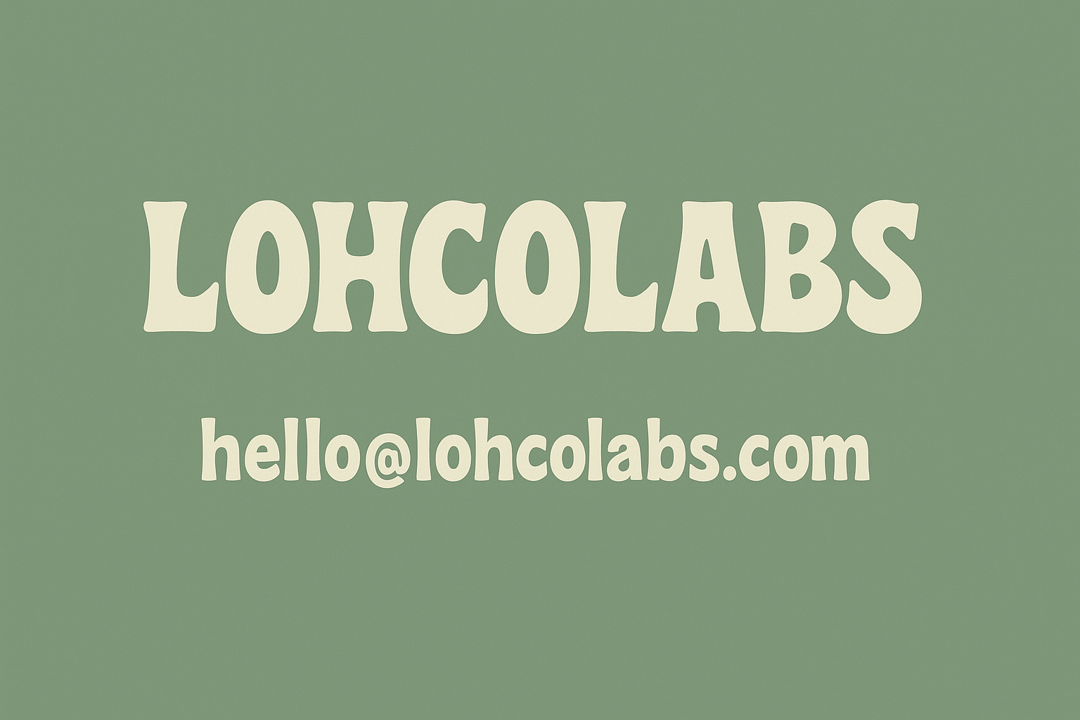 LOHCOLABS - Coming Soon